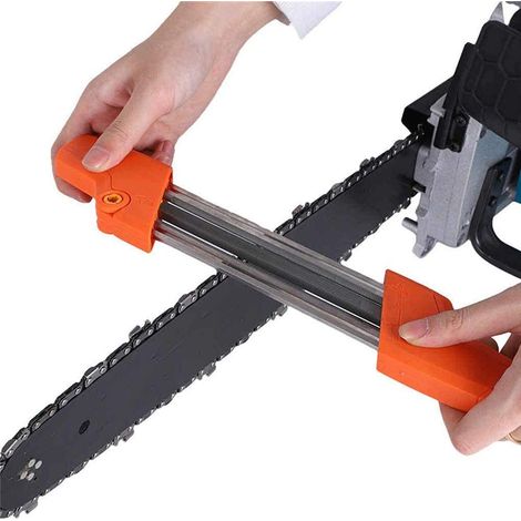 Afilador de motosierra, kit de afilado de motosierra y herramienta para afilar cadenas con mango para afilar rápidamente cualquier cadena, repuesto para amoladora (1/5)