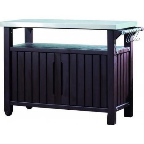 Mueble Para Barbacoa Bbq Wole Steel Top De Resina Keter (1/4)