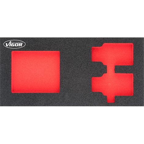 VIGOR Insert en mousse souple, vide V4908-L (1/3)