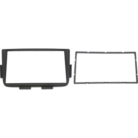 Doppel-DIN-Autoradio-Einbausatz für ACURA MDX 2001-2006, Kunststoff-Frontblendenrahmen mit Zierleiste, Stereo-GPS-DVD-Halterung, Ersatz-Armaturenbrettblende. (1/5)