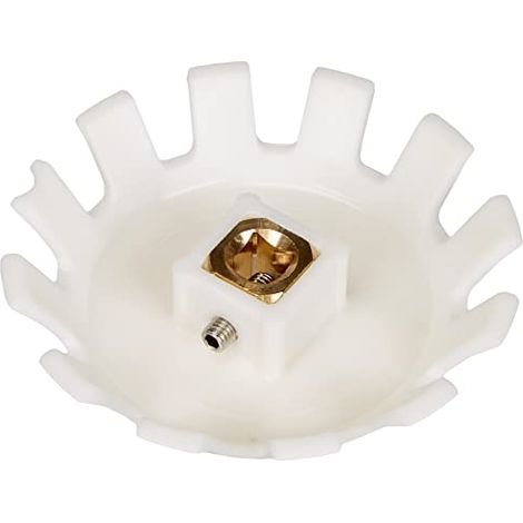 Geberit Trascinatore per comando a rotazione, per scarico vasca da bagno con troppopieno, foro quadro, 240457001 (1/4)