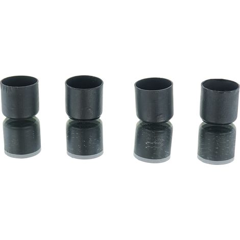 GASPER Stabkerzenhalter Cups Schwarz magnetisch Ø 2,2 cm 4er Pack - Metall