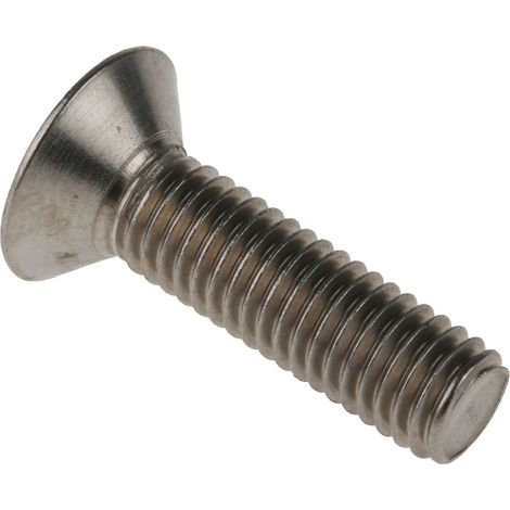 Vis à six pans creux, M8 x 30mm, tête Vis fraisée à tête creuse hexagonale, en Acier Inoxydable ( Prix pour Boîte de 25 ) (1/3)