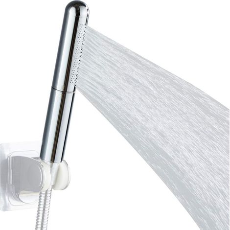Pommeau de Douche à Main en Cuivre Massif sous Pression, Douche à économie D'eau, Buse de Pulvérisateur de Douche, Pommeau de Douche à Main avec Finition Chromée (Rond) (1/5)
