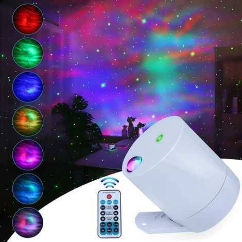 Proiettore LED di stelle con telecomando e onde oceaniche, nebulosa per cameretta con velocità e luminosità regolabili (1/5)