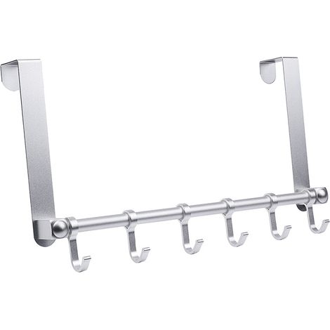 Porte-manteau en aluminium, au-dessus de la porte (1/5)
