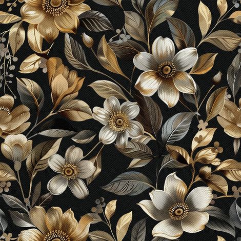 Outdoor dekostoffe oxford - Motiv Blumen I DX5490 (1/5)