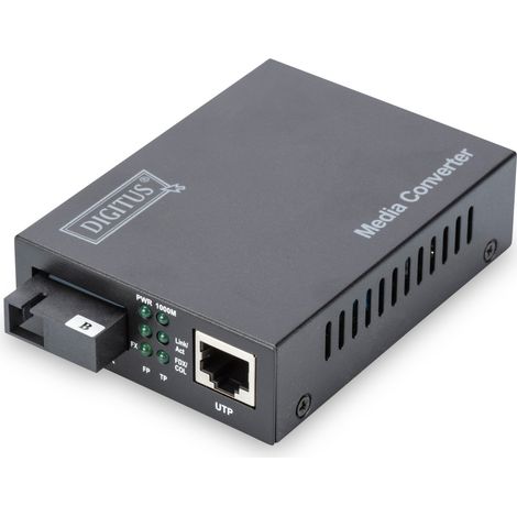 Digitus DN-82123, 1000Base-LX, 1000Base-TX, 100Base-TX, SC, IEEE 802.3, IEEE 802.3u, IEEE 802.3z, Cablato, 1550 nm, 20000m (1/5)