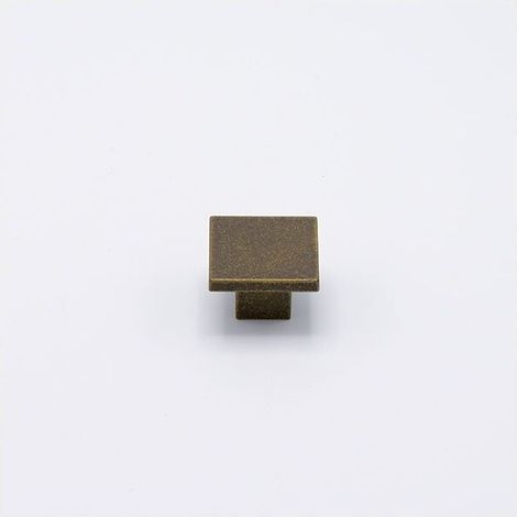 Pomolo quadrato effetto bronzo 30x30x19mm - 022Q Quadro