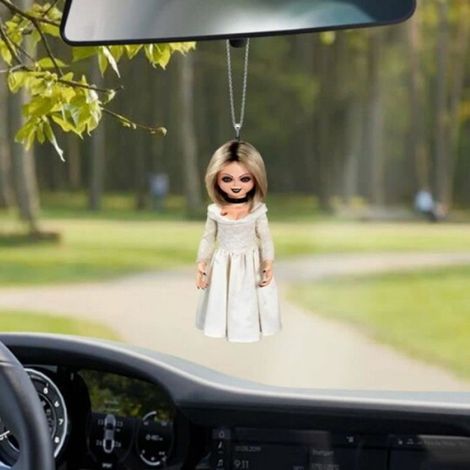 Pendentif de voiture Mini pendentif de rétroviseur suspendu robuste et exquis pour Halloween style-16 (1/4)