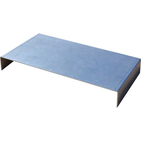Éclisse alu couvertine plat gamme à coller 27cm brut (1/4)