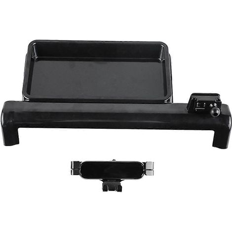 Organisateur de console centrale pour Honda Alphard Série 40 (2023 et plus) : boîte de rangement dissimulée derrière l'écran avec support pour téléphone (conduite à droite). (1/4)