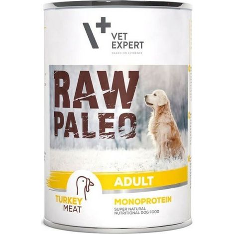 Cibo crudo paleo per cani adulti, monoproteico di tacchino, 400 g. (1/3)