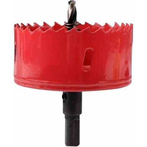 Scie Cloche Bimétallique M42 - Diamètre 80mm - Pour Métal Bois Plastique Plâtre - Queue 10mm (1/5)