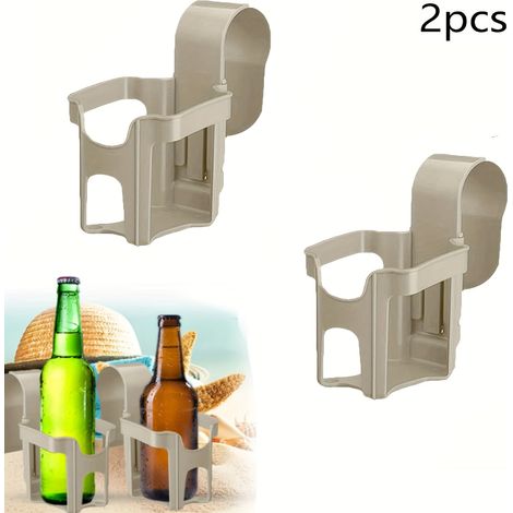Lot de 2 porte-gobelets pour piscine – Porte-boissons en plastique à fixer au bord de la piscine – Accessoires de piscine (1/3)