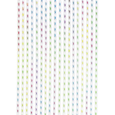 Tenda Antimosche 140xh240 cm Mod. MEDUSA multicolor per portefinestre esterno (1/2)
