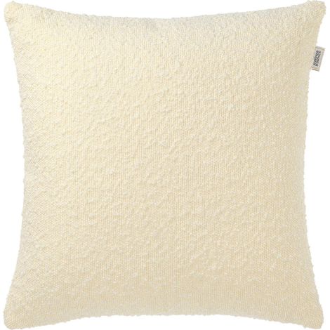 SCHÖNER WOHNEN Housse de coussin décorative sans rembourrage BAY - 1 pièce 43x43 cm, blanc cassé