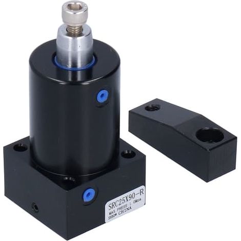 Cylindre de serrage pneumatique pivotant à 90° SRC25X90R pour usage industriel (1/5)