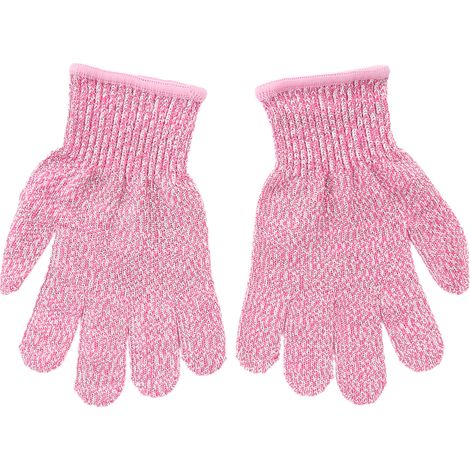 Gants anti-coupures en fibre de verre, protection sécurité enfant, résistants aux lames, bricolage bois, taille XXS, lot de 2 (1/5)