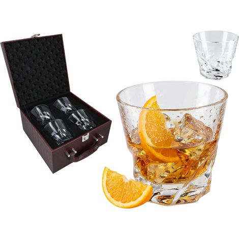 Set di 4 bicchieri da whisky