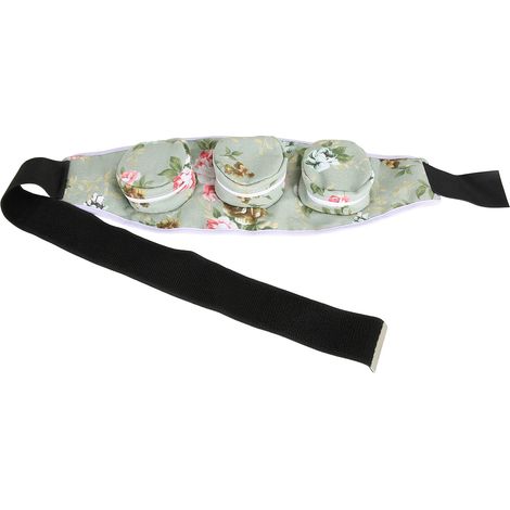 Sac de moxibustion, outil de traitement sans fumée, housse de thérapie portable verte pour la taille, l'abdomen et les épaules (1/5)