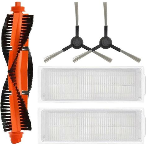 Accessoires pour aspirateur robot-laveuse Mi Robot Vacuum-Mop Pro STYTJ02YM V2 V3 SE 3490 3690 : brosse latérale principale et filtre HEPA (1/5)