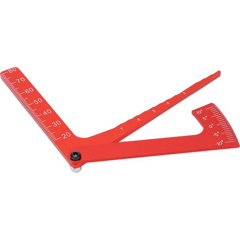 Jauge de Mesure Universelle pour Roues, Réglable en Aluminium - Angle de Carrossage et Hauteur (1/5)