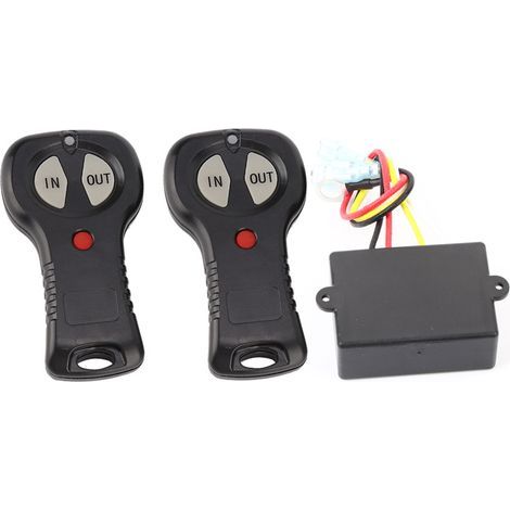 Eosnow Télécommande de treuil 12 V, contrôleur de remplacement idéal, composants améliorés pour treuils de 17 000 lb (1/4)