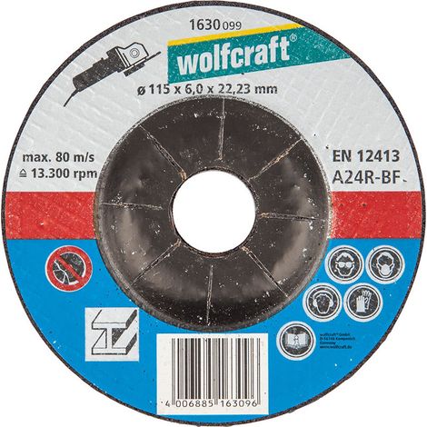 Disque De Lissage ø115x6,0x22,23mm. 1630099 Wolfcraft (1/2)