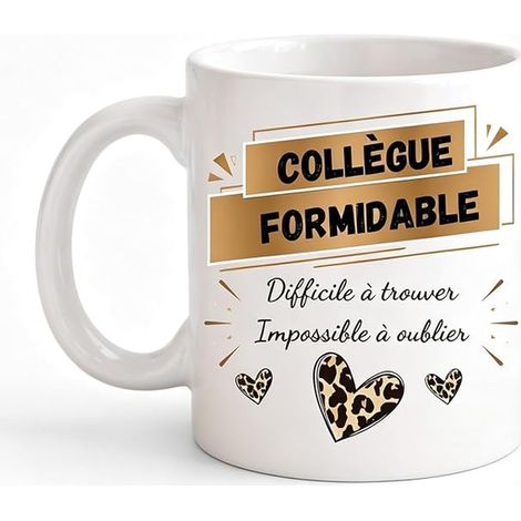 Mug Cadeau Départ Collègue Tasse Café Avec Message Pour Bureau (1/5)