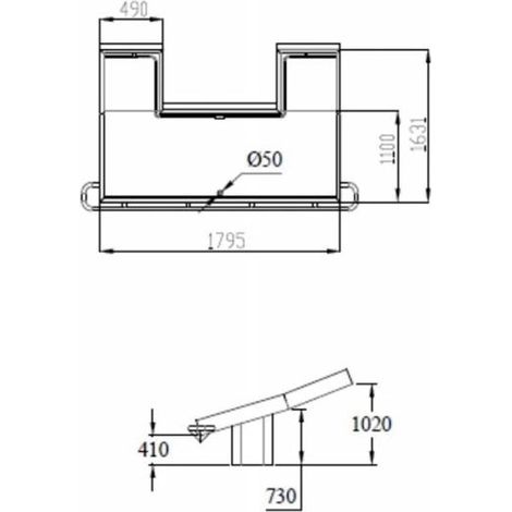 Comptoir inox à poisson - Combisteel (1/5)