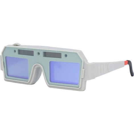 Lunettes de soudage solaires à assombrissement automatique, protection UV, abat-jour réglable, lunettes de sécurité pour soudeur (1/5)
