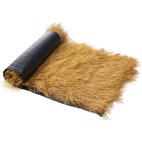 VEVOR Toiture en Chaume Artificielle, 0,4 x 1,2 m, Rouleau de Chaume Artificiel, Tapis de Toit de Bar Cabane, Resistant a la Chaleur, pour Terrasse, Piscine, Plage, Decoration Fete HawaĂŻenne Tropicale (1/5)