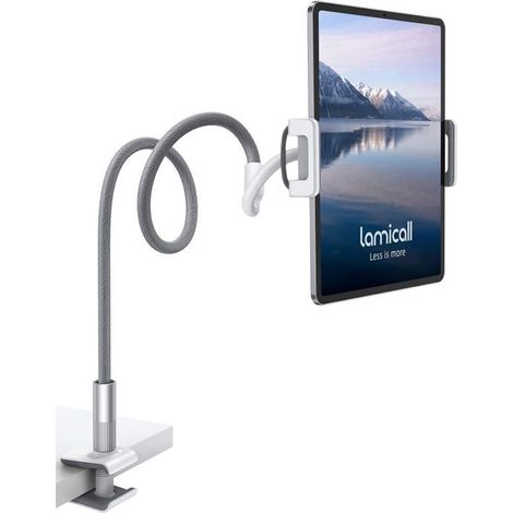 NetBoat Support Tablette avec col de Cygne de, Support Tablette Réglable - Support pour iPad iPhone Series/Nintendo Switch 92 cm (1/4)