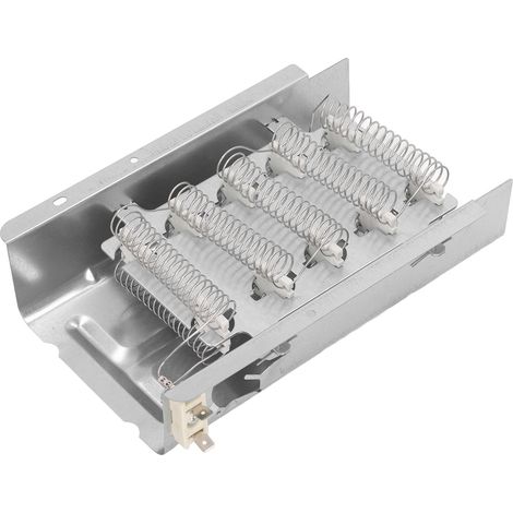 Kit de remplacement pour résistance de sèche-linge avec thermostat et fusible thermique (1/5)