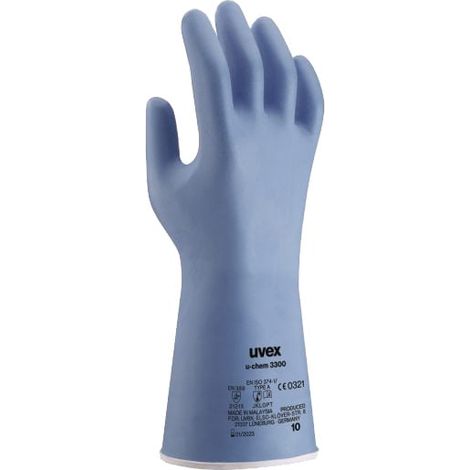 Guanti da lavoro Uvex U-cheam 3300 60971 - 8 (M) - Blu