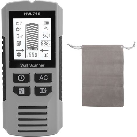 Lichtschrankendetektor, Wandscanner, LCD-Bildschirm, tragbarer Sensor, Erkennung von Metall- und Holzbalken sowie Netzstromkabeln. (1/5)