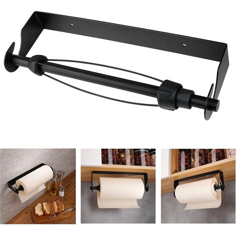 Porte-Serviettes en Papier Porte-Serviettes en Papier sous L'Armoire Porte-Serviettes en Papier à avec Amortissement pour la Cuisine (1/5)