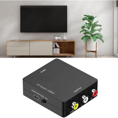 Convertisseur HDMI vers AV 1080P pour PS4, Xbox et Moniteurs - Plug & Play avec Câbles RCA (1/5)