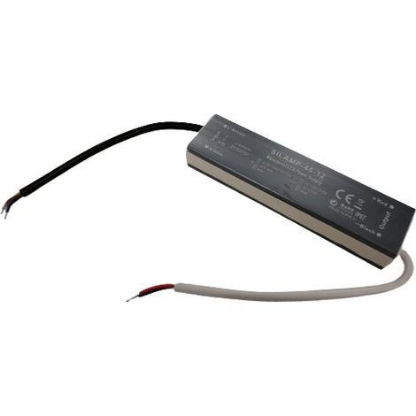 Transformateur 220V 12V IP67 45W DC 3.75A - SILUMEN (1/2)