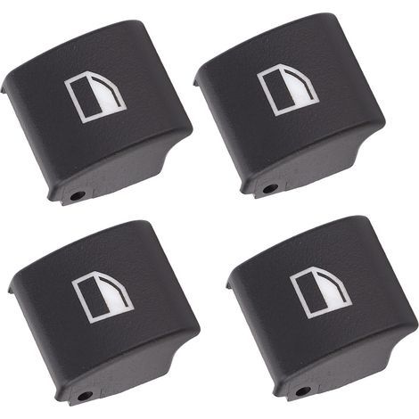 Couvercle de Capuchon de Bouton de Commutateur de Fenêtre, Interrupteur de Commande de Voiture électrique, Couvercle de Bouton en Verre, Numéros OEM 61318381514 61316902179 pour. (1/5)