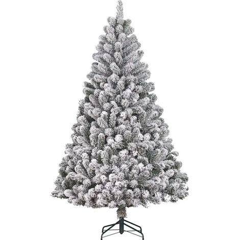 Sapin de Noël vert enneigé Ø114 × H180 cm