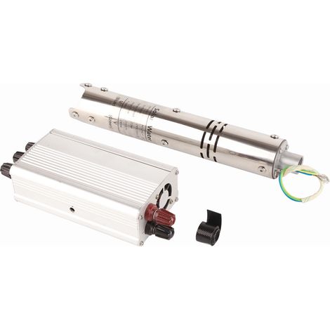 Pompe à vis solaire 24V DC sans balais immergée avec contrôleur MPPT NS242T-20, débit 20L/m, pour forage irrigation jardin (1/5)