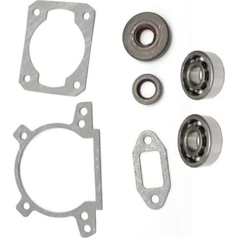 Kurbelwellen-Kugellagerdichtung kompatibel mit Stihl FS160, FS180, FS220, FS280 und FS280K Freischneidern (Ersatzteil 41190300400) (Dichtungssatz) (1/5)