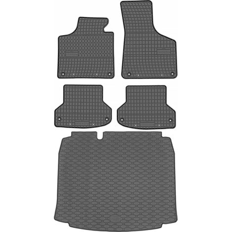 Set di tappetini in gomma per auto e tappetino per bagagliaio per Audi A3 II 8P Sportback dal 2004 al 2013. (1/5)