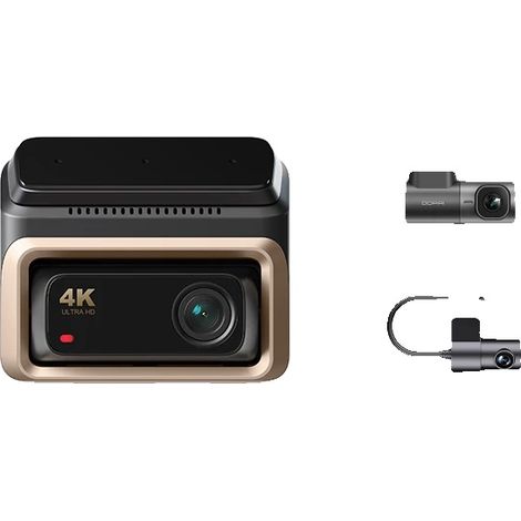 Dashcam, video 4K, visione notturna, 3 canali, nessuna scheda SD (1/2)