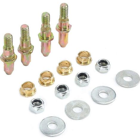 Kit de réparation de douilles et axes de charnière de porte compatible Chevy Silverado / GMC Sierra 1999-2007, pièce de remplacement robuste pour porte de camion. (1/4)