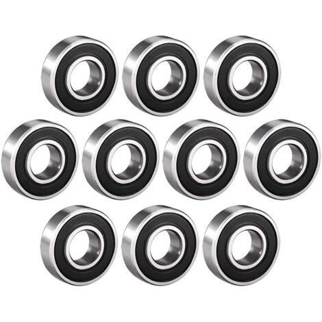 Roulement à billes 12 mm x 28 mm x 8 mm – Acier 6001-2RS étanche – Charge dynamique maximale – Pour imprimantes 3D et machines à mouvement rotatif (1/5)