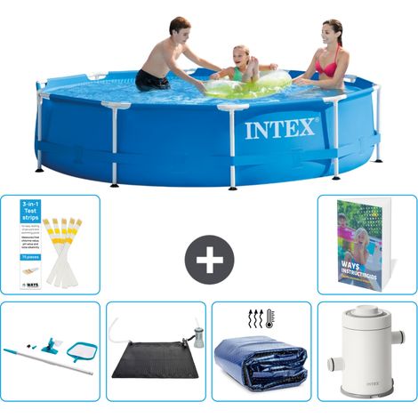 Intex Piscine Tubulaire Ronde - 305x76 cm - 7-pièces  S61 (1/5)