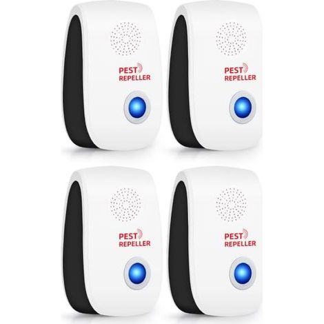 8er-Pack Ultraschall-Abwehrgeräte gegen Mäuse, Ratten, Kakerlaken, Insekten, weiße Schädlinge - (1/3)